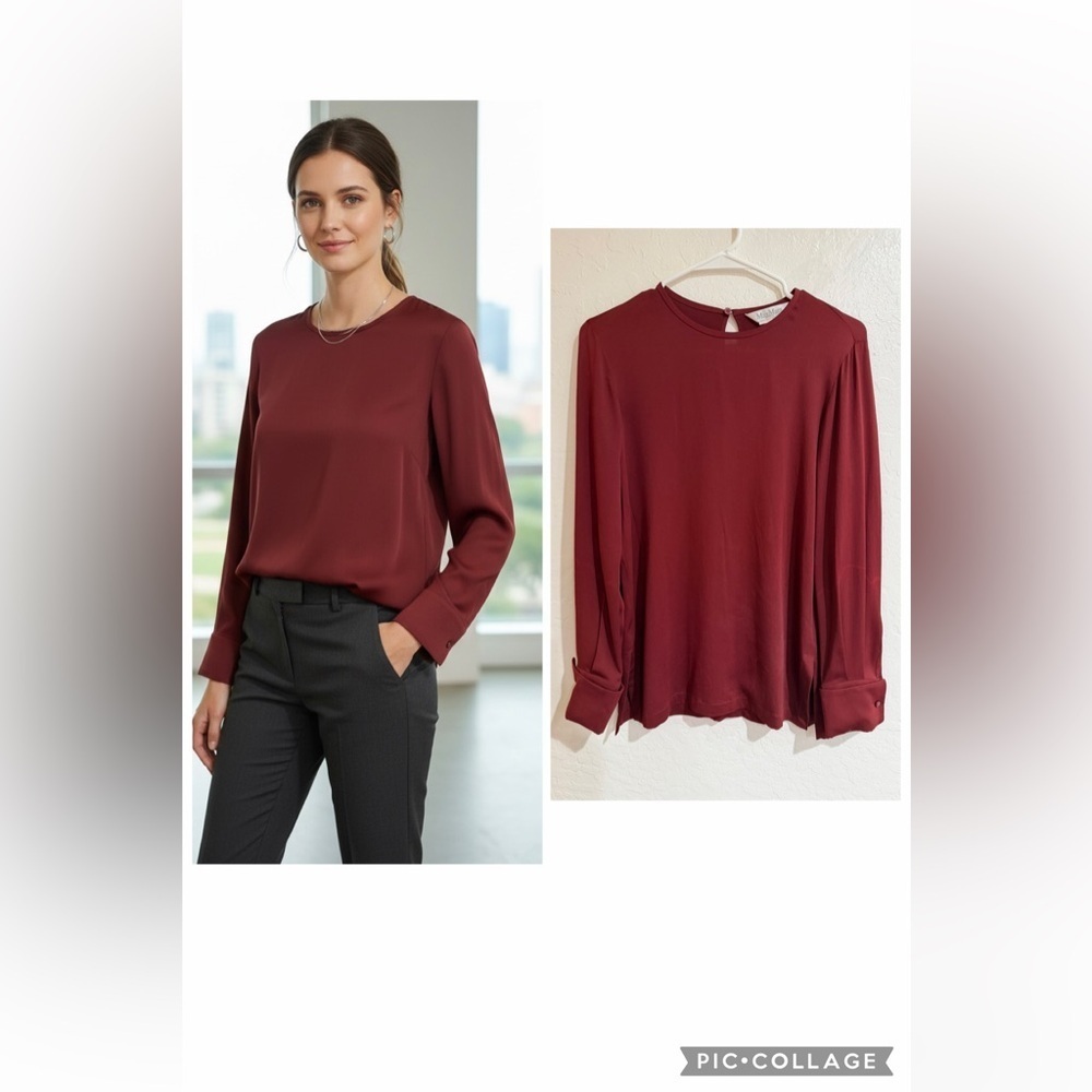 Max Mara Maroon Top size US 4-6